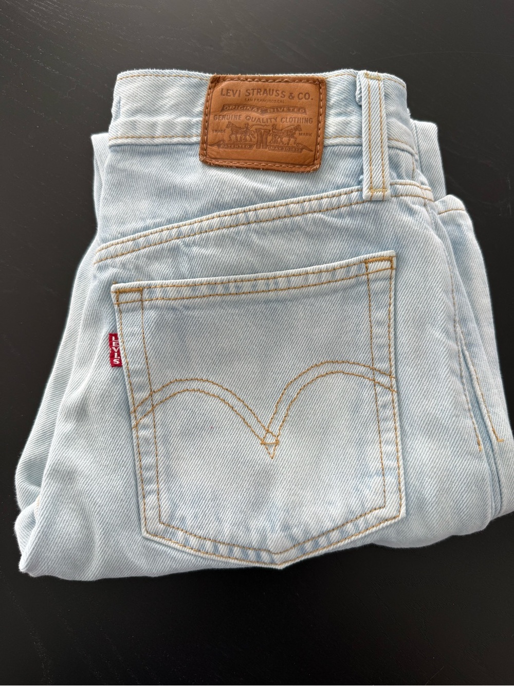 Levi's Capital E True Premium Vintage Pre 1971 Wedgie Straight Jeans Women's